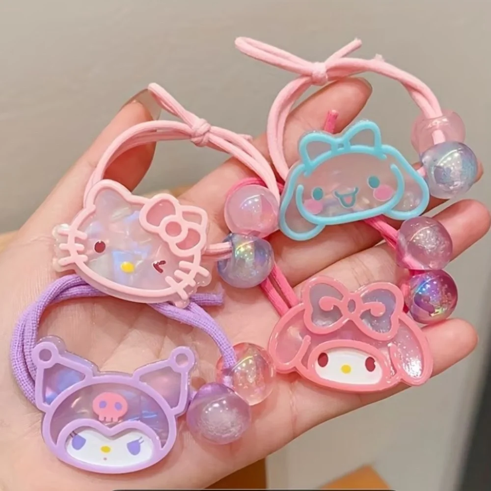 Sanrio 4 Character Hair Elastics